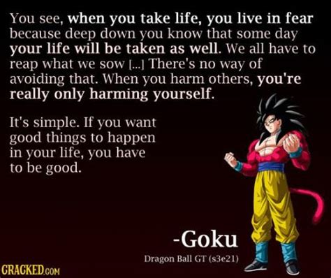 I hope you like them, if you know some more quotes drop them in the comment. dragonball-goku | Dbz quotes, Profound quotes, Dragon ball