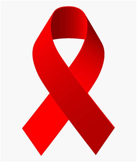 Hiv Red Ribbon Vector Free Transparent Clipart Clipartkey