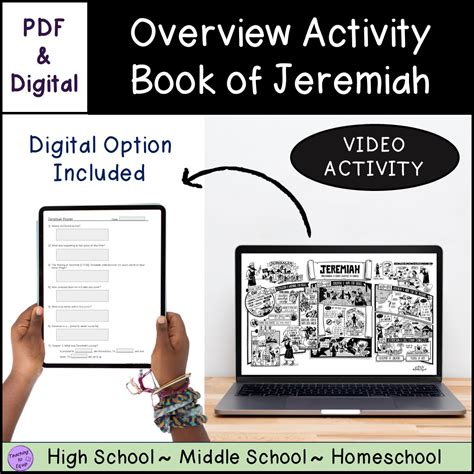Summary Of Book Of Jeremiah Bible Overview Activity Made By Teachers