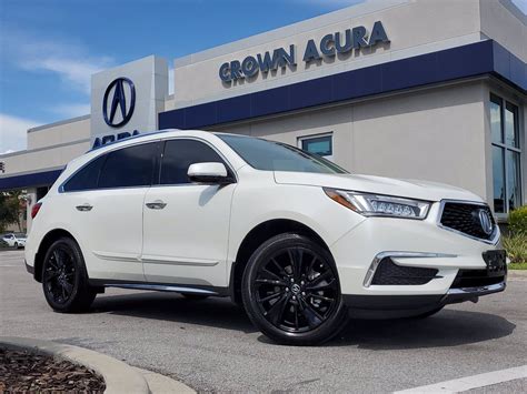 Certified Pre Owned 2018 Acura Mdx Wtechnology Pkg Suv In St