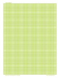 Green Graph Paper Printable PDF 1mm 2mm A4 Grid Size Get Graph Paper