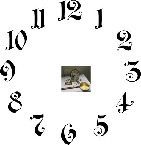 Clock Numbers Clipart Best