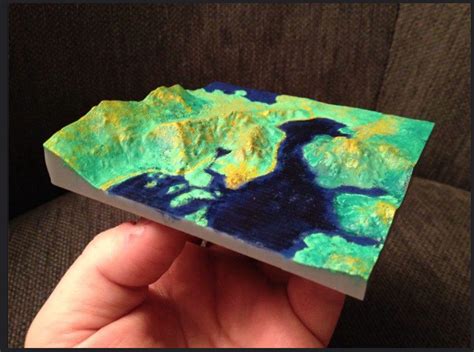3d Printed Landscape And Painted Prints Drawings 3d Printing