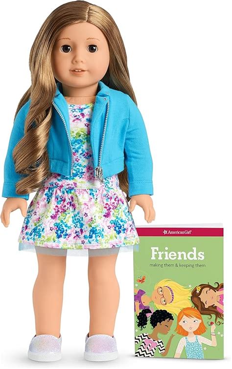 american girl truly me doll 81 with brown eyes wavy caramel hair light skin with warm olive