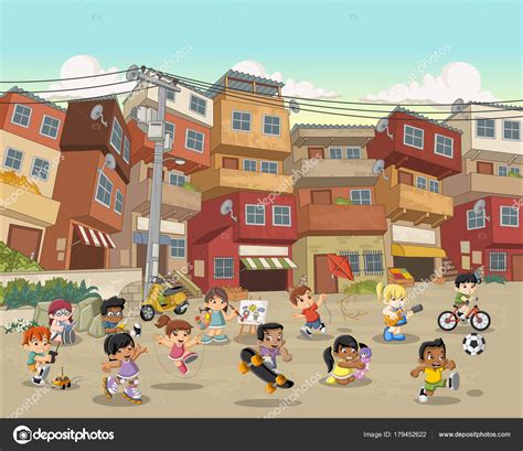 Encuentra y descarga recursos gráficos gratuitos de barrio ninos. Imagen De Niños Jugando Futbol En El Barrio - Childs ...