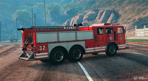 Firetruck Heavy Rescue Vehicle For Gta 5 925