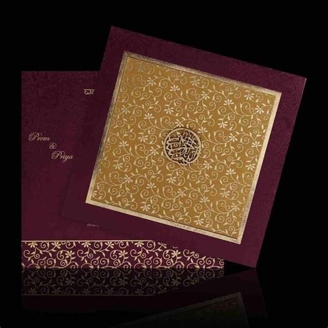 High Premium Designed Multi Religious Wedding Invitation Card KNK