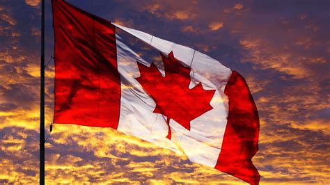 Canadá Bandera Fondo De Pantalla 4k Fondo De Pantalla De Bandera De