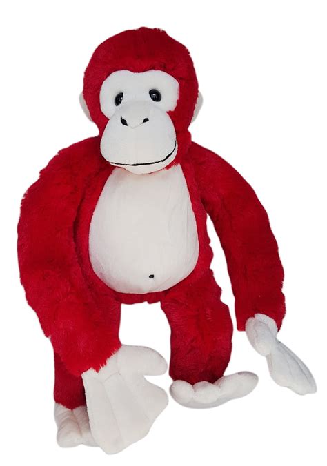 Record Your Own Plush 16 Inch Red Monkey Ready To Love In A Few Easy