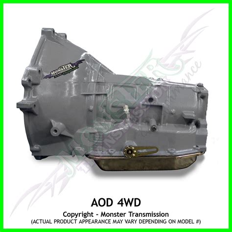 Aod Transmission Remanufactured Performance Heavy Duty 4x4