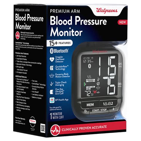 Wgnbpa 240bt Walgreens Blood Pressure Monitors