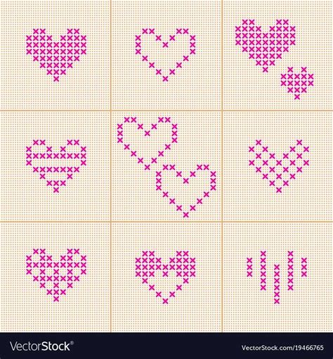 You can use this simple yet entertaining pattern for your next cross baby blanket project. New Totally Free Cross Stitch heart Ideas | Kreuzstichbuchstaben, Kreuzstich kostenlos, Kreuzstich