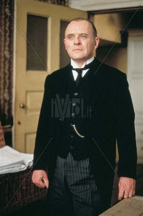 Anthony Hopkins As Mr Stevens A Proper English Butler In The