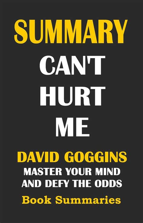 How to hold yourself accountable to achieve your goals. Read SUMMARY: Can't Hurt Me- David Goggins: Master Your ...