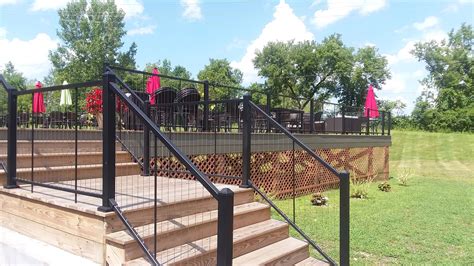 Fortress Vertical Cable Railing Installed At Breezes Utica Ny