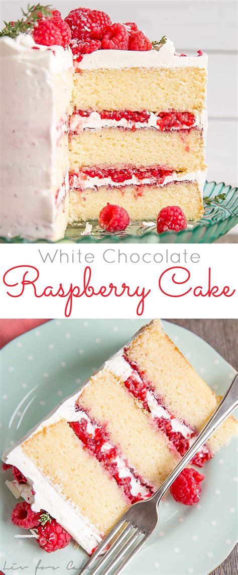 This decadent bundt® cake with raspberry jam, white chocolate chips, and cream cheese frosting is made easy with the help of a cake mix. White Chocolate Raspberry Cake | Liv for Cake