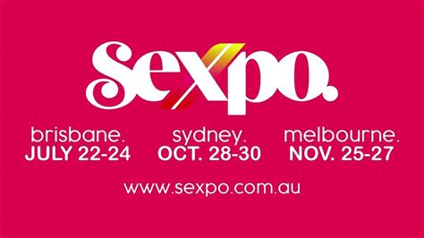 find yourself at sexpo australia coming to brisbane sydney and melbourne in 2022 youtube