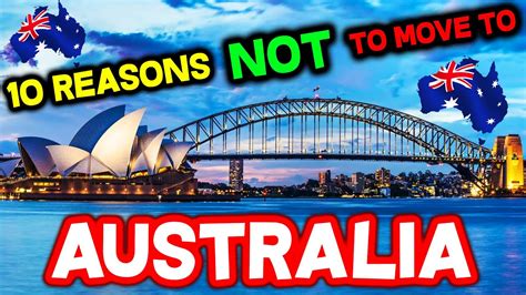 Top 10 Reasons Not To Move To Australia Youtube
