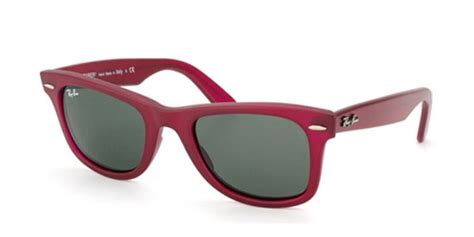 Ray Ban Rb2140 Original Wayfarer Color Mix 888 Sunglasses Red Smartbuyglasses Uk
