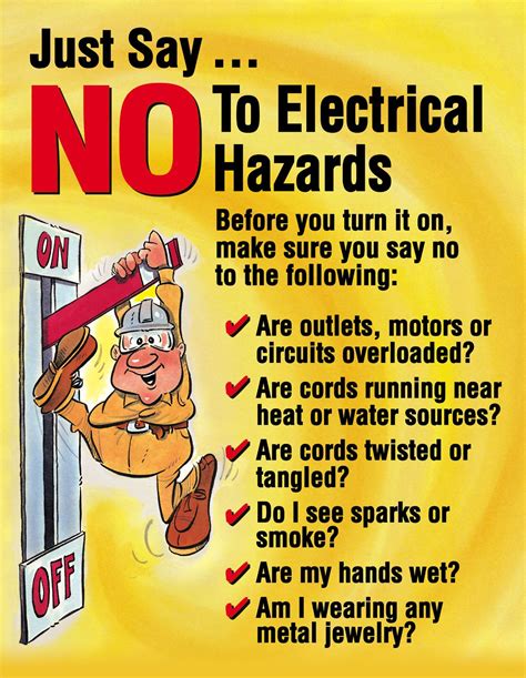 Electrical Safety Poster Ks2