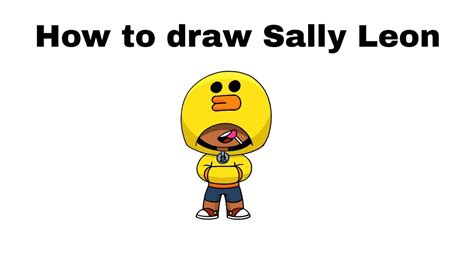 How To Draw Brawl Stars Sally Leon Step By Step Youtube
