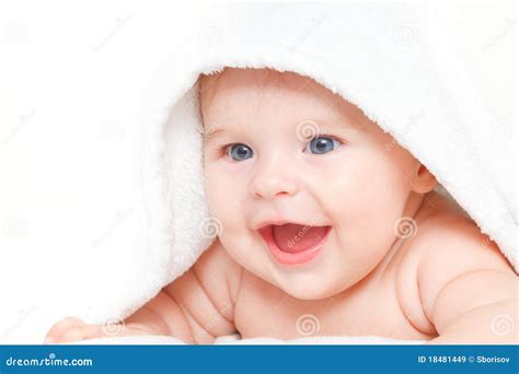 Bebé Sonriente Lindo Imagen De Archivo Imagen De Muchacha 18481449
