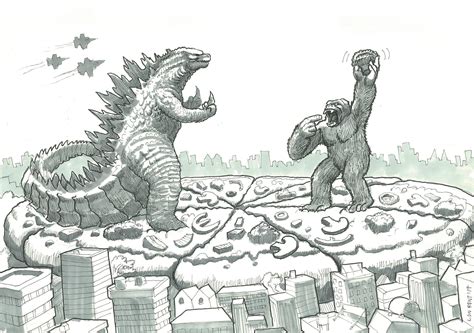 How To Draw Godzilla Vs King Kong Easy Godzilla Kong Vs King Leaked