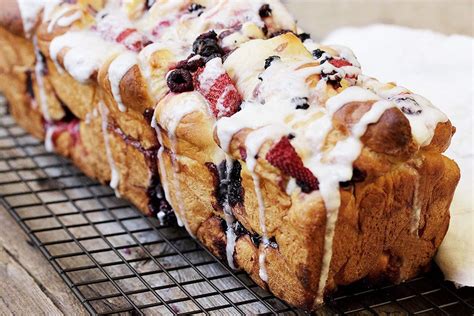 Glazed Summer Fruit Yeast Bread Seasons And Suppers Recipes With