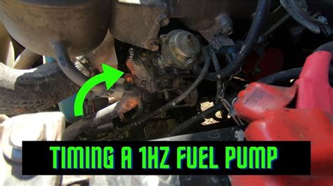 How To Time A Toyota Landcruiser 1hz Fuel Pump Non Turbo Youtube