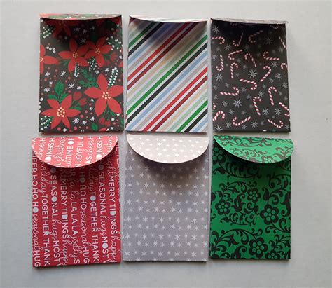 Christmas Mini Envelopes T Card Envelopes Journals Etsy 日本