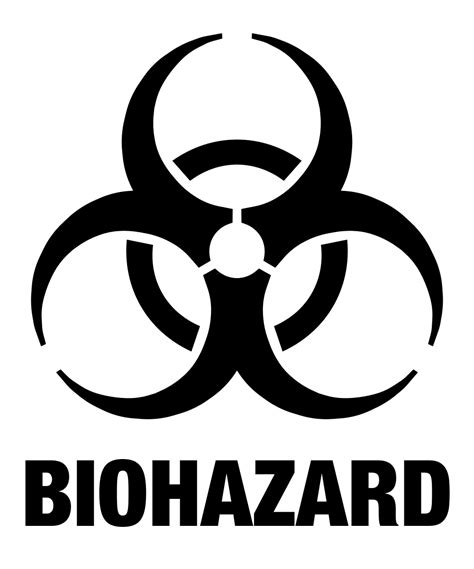 Biohazard Symbol Printable