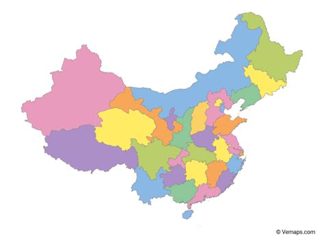 Vector China Map Png Map Of China Png Vector Psd And Clipart With