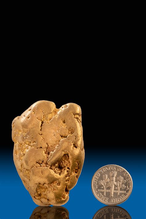 Very Rare 1494 Gram Natural California Gold Nugget 1225000