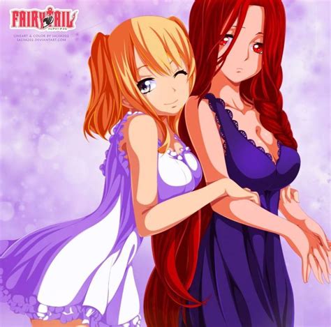 Lucy Heartfilia And Flare Corona This Pic Is Awesome