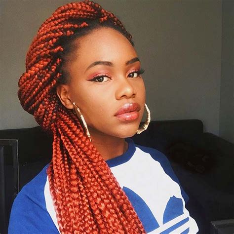 Maybe you would like to learn more about one of these? 43 Pretty Box Braids with Color for Every Season | Page 2 ...