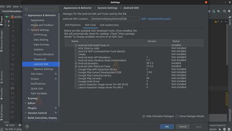 Android Sdk Manager Techvidvan