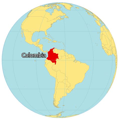 Map Of Colombia Cities And Roads Gis Geography
