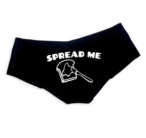 Spread Me Panties Funny Sexy Slutty Booty Shorts Bachelorette Party Br Nystash