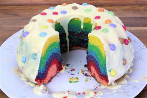 Regenbogenkuchen für Kindergeburtstage - My Blog - Regenbogenkuchen für