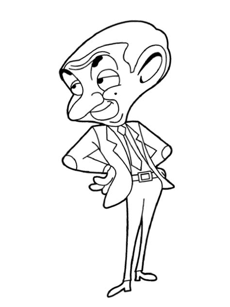 Coloring Pages Printable Mr Bean Coloring Page Porn Sex Picture
