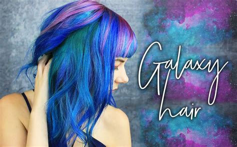How To Galaxy Hair Tutorial Ft Good Dye Young Zoe London Galaxy