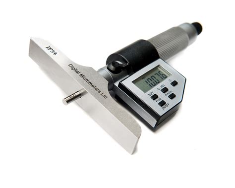Dml 0 25mm Ip54 Digital Depth Micrometer 1 Inch Outside External Gauge