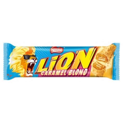 Lion Baton Caramel Blond 40 G Shopee Polska