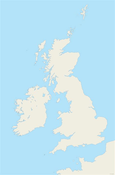 A great map by tom wolley showing the myths and legends of the british isles. Blank Map of the British Isles (Collection) by ImDeadPanda ...