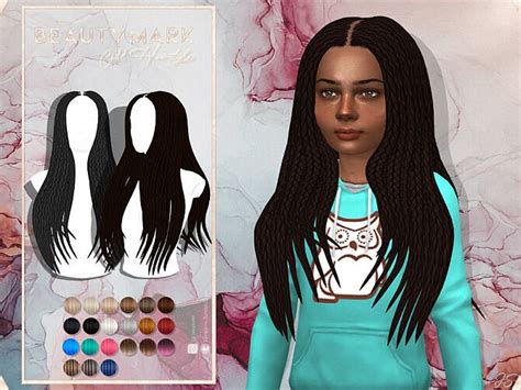 Beauty Mark Hair Child Conversion By Javasims At Tsr Sims 4 Updates