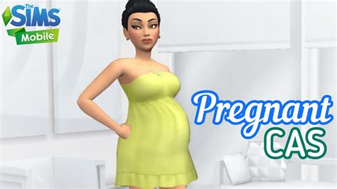 The Sims Mobile • Create A Sim • Pregnant Youtube