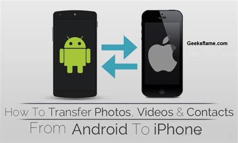 How To Transfer Data From Android To Iphone Easily