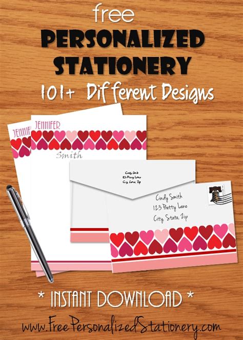 valentine stationery