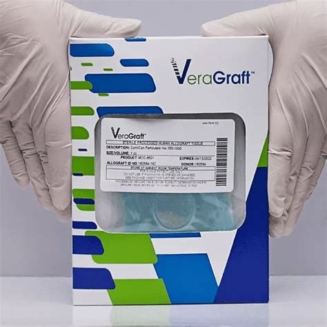 Veragraft 50cc Mineralized Corticalcancellous Bone Granules 250 1000