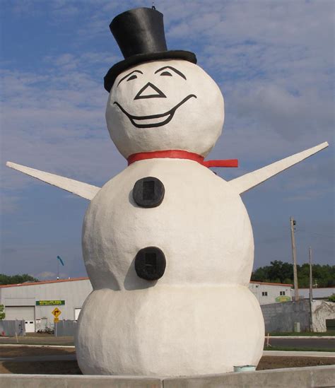 Snow, 'till death we'll be freezing yeah, you are my home, my home for all seasons so come on let's go. Santas and Snowmen Statues | RoadsideArchitecture.com